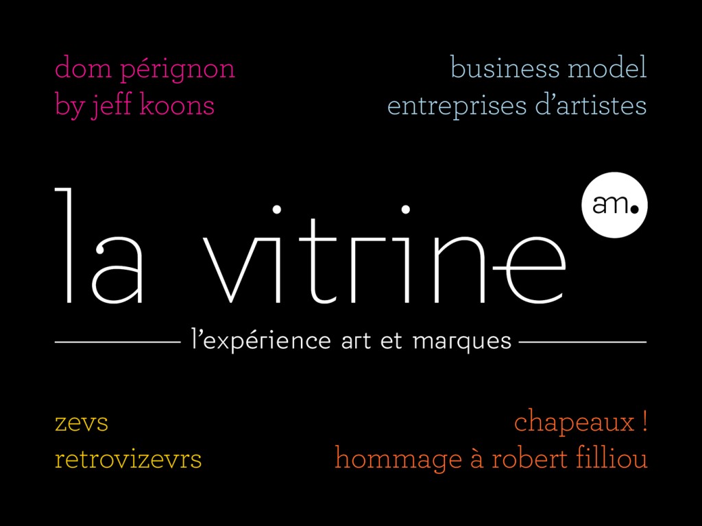 Invitations Expositions La Vitrine