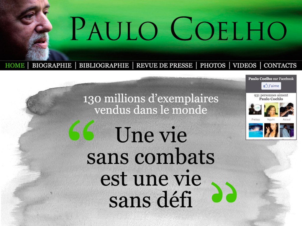 Site Internet Paulo Coelho