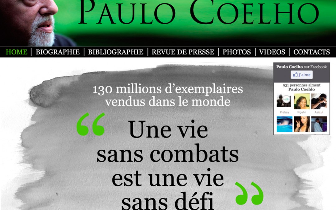 Site Internet Paulo Coelho