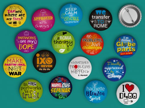 Badges Hachette